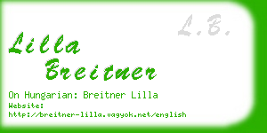 lilla breitner business card